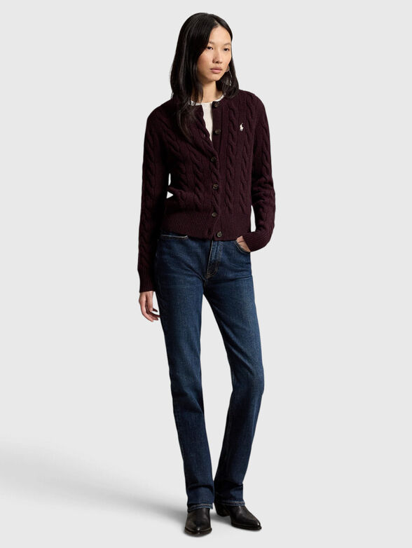 Wool and cashmere cardigan - 2
