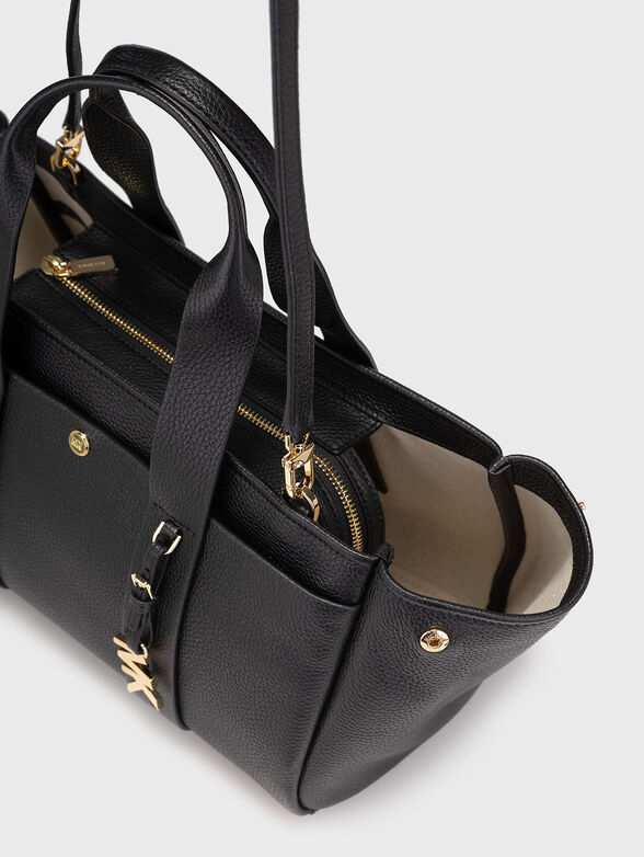Bag with long handle and gold details - 5