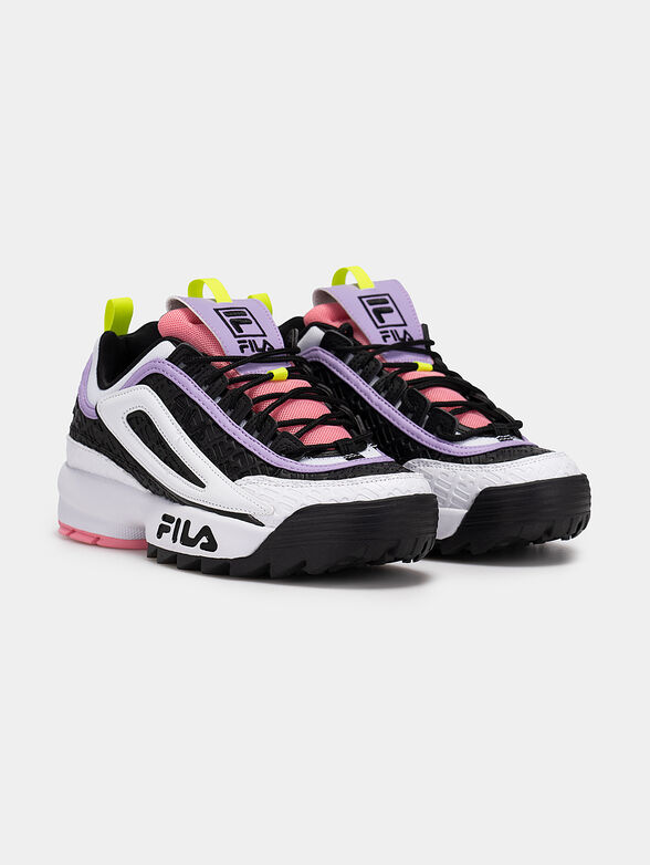 DISRUPTOR black sneakers with colorful accents  - 2