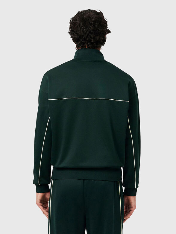 Sweatshirt with zip and contrasting details - 3