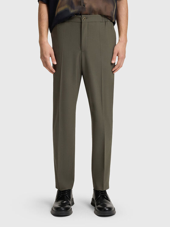 Прав панталон от вълна - 1