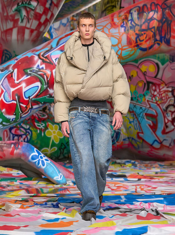 Кожен колан  B-GRAFFITI с лого катарама - 1