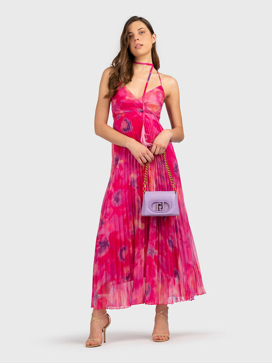 Maxi dress with floral print - 1