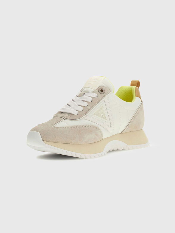 Black sports shoes with suede details - 2