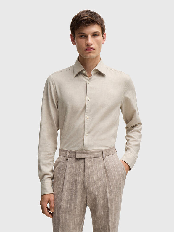 Cotton twill shirt - 0