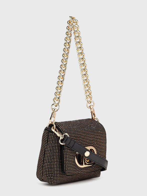 Crossbody bag with rhinestones - 4