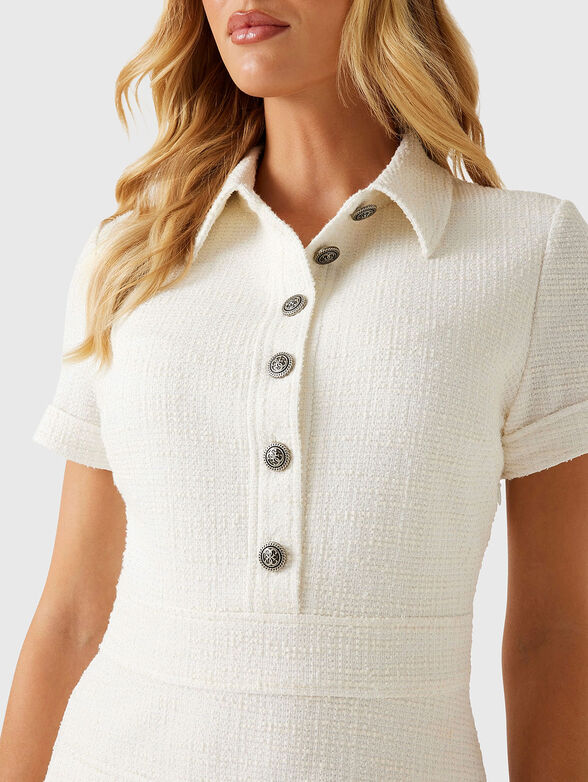 TAMARA tweed mini dress - 3