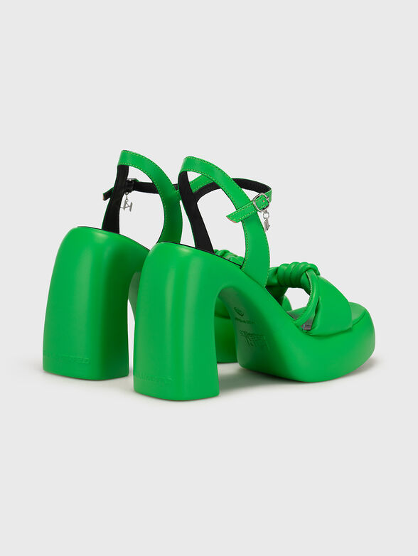 ASTRAGON HI black heeled sandals - 3