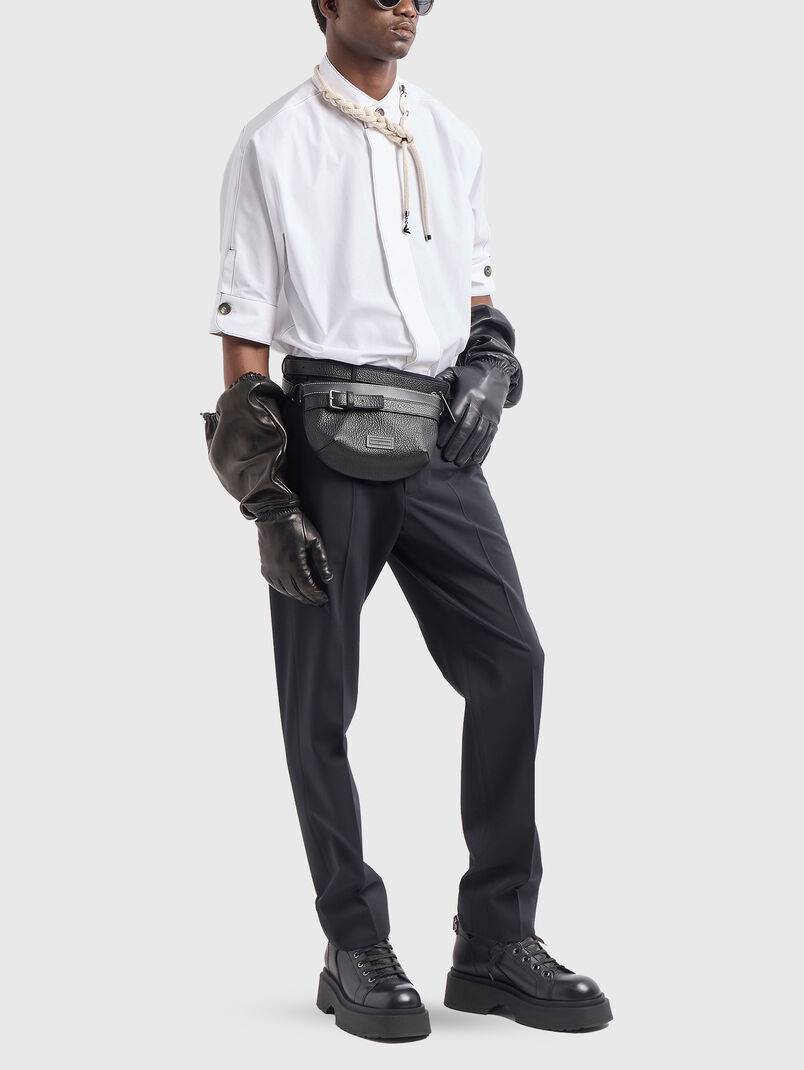 Black straight trousers - 3