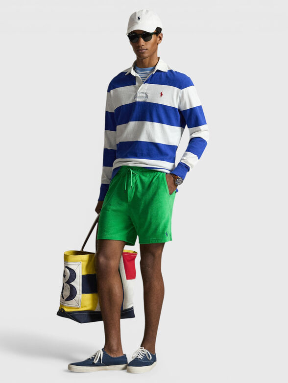 Cotton-blend shorts - 4