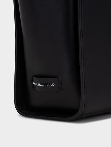 K/Ikonik leather bag with logo detail - 3