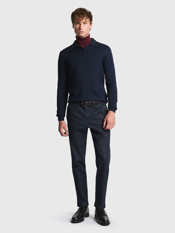 Polo shirt in wool - 2