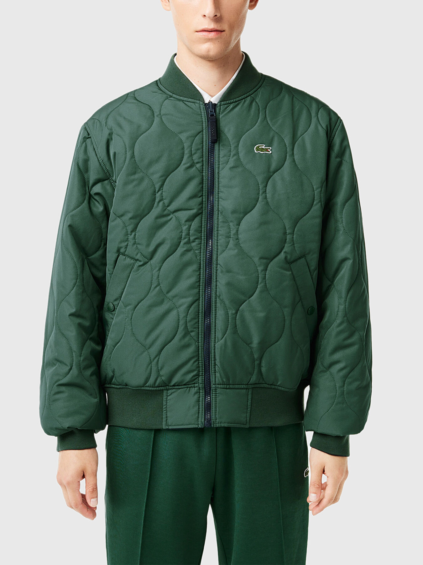 古着 短丈 Lacoste reversible jacket Reversible jacket brand LACOSTE — Globalbrandsstore.com/en