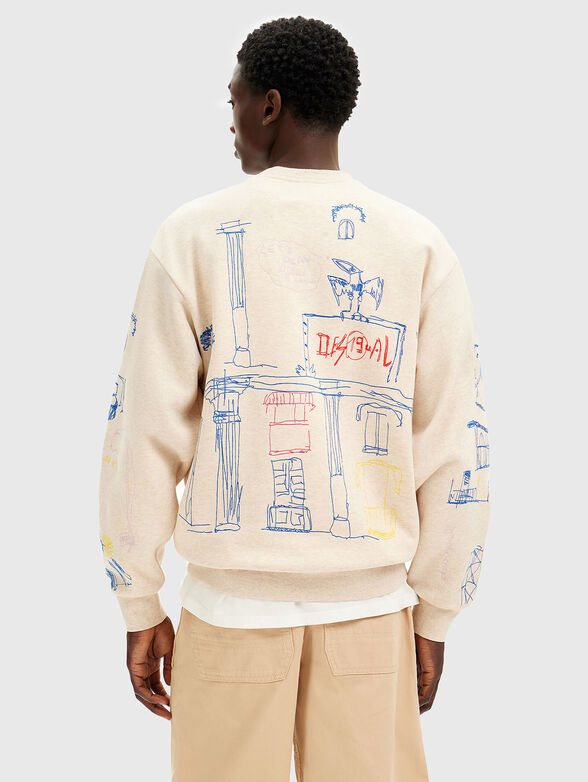 APOLO sweatshirt with art print - 3