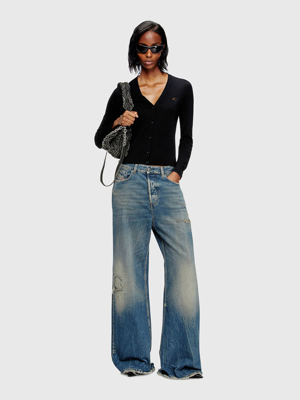 1996 D-SIRE L.28 jeans with a worn effect - 4