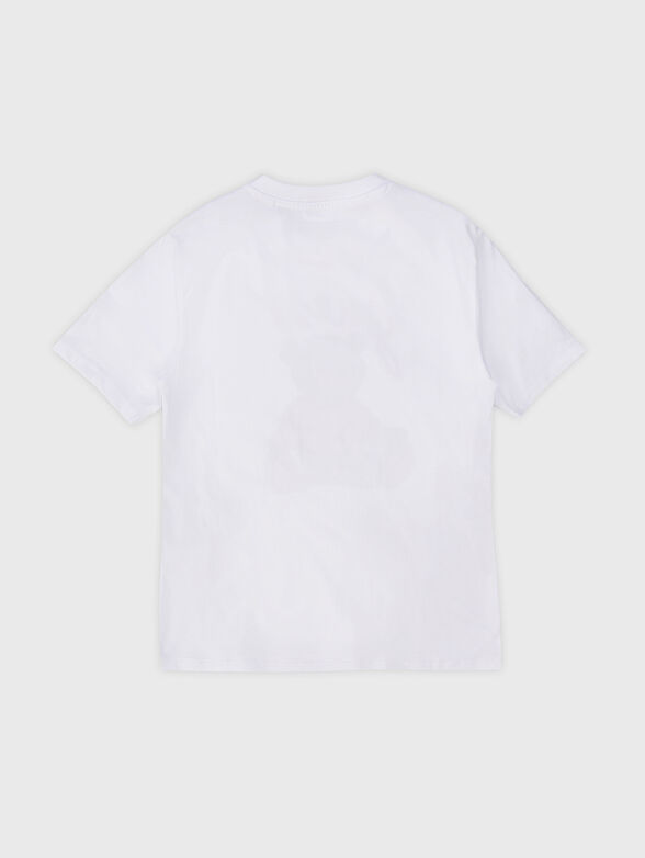 Black T-shirt with contrast print - 2