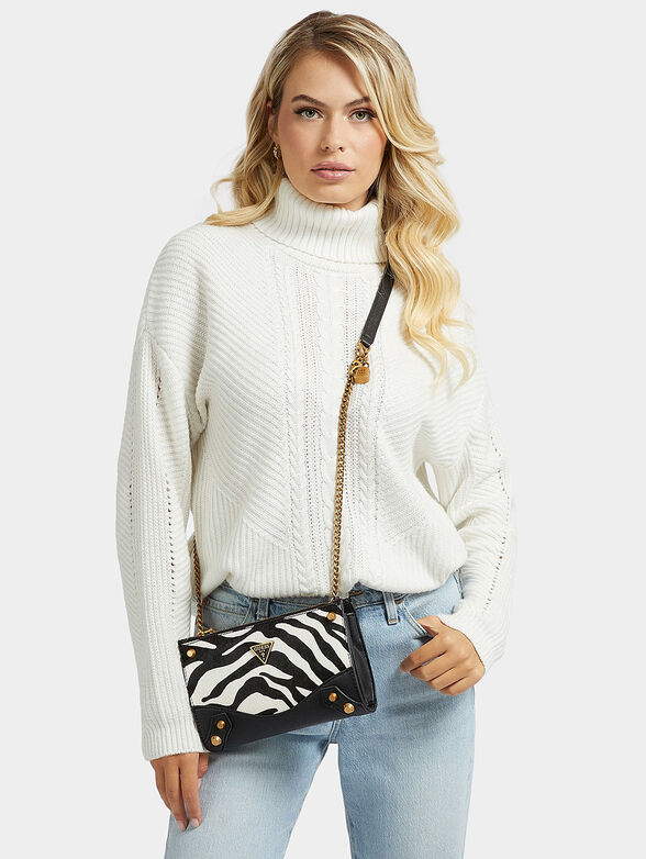 AMANTEA crossbody bag with zebra motifs - 2