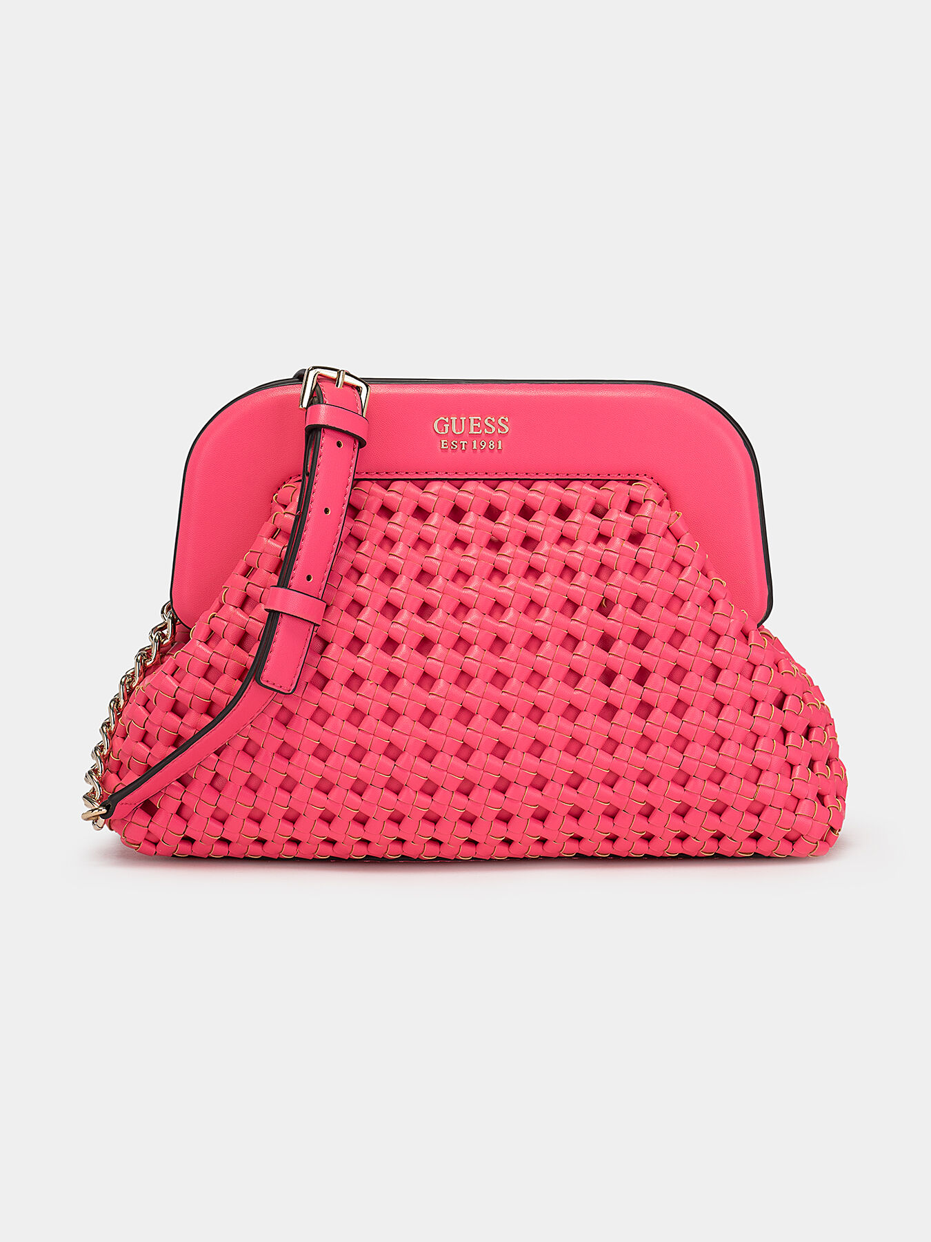Guess pink best sale clutch