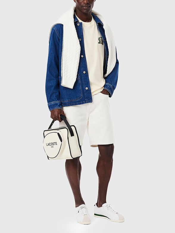 Cotton T-shirt with logo embroidery - 2