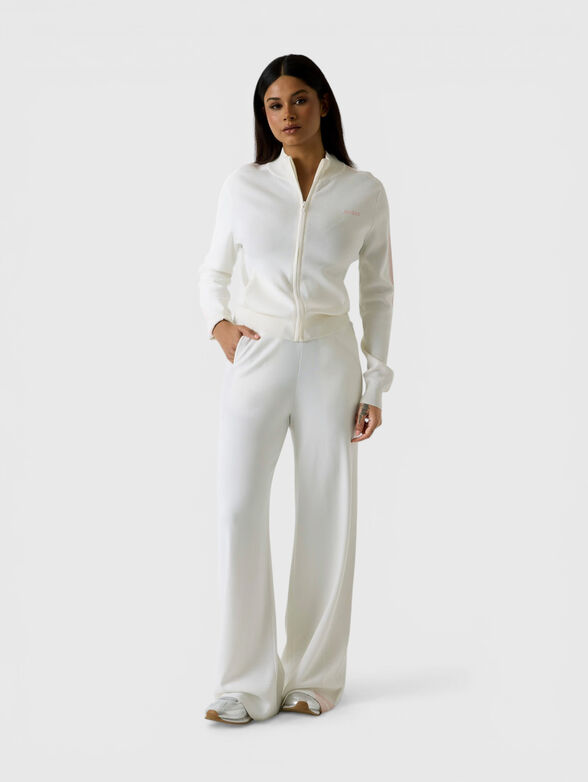 Sports trousers with embroidered logo - 4