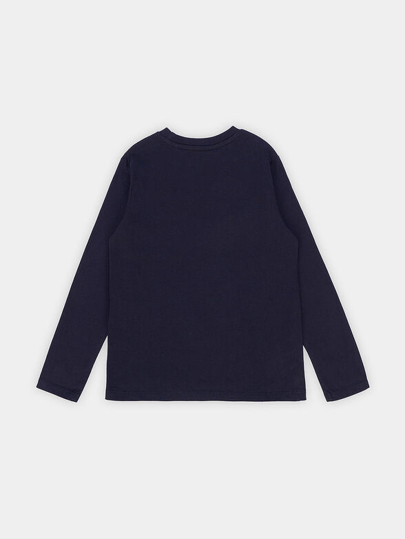 Blouse with contrasting logo accent - 2