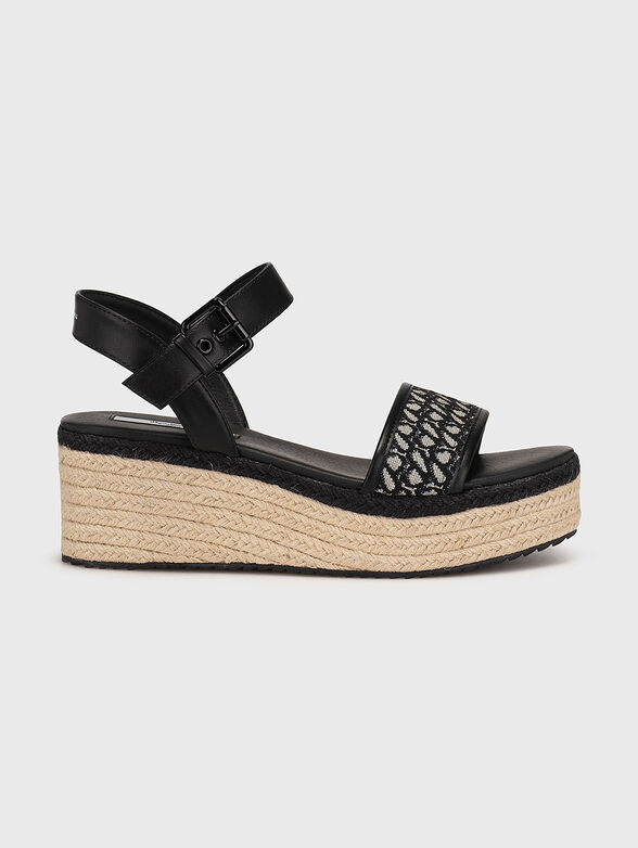 WITNEY JACQUARD platform sandals - 1