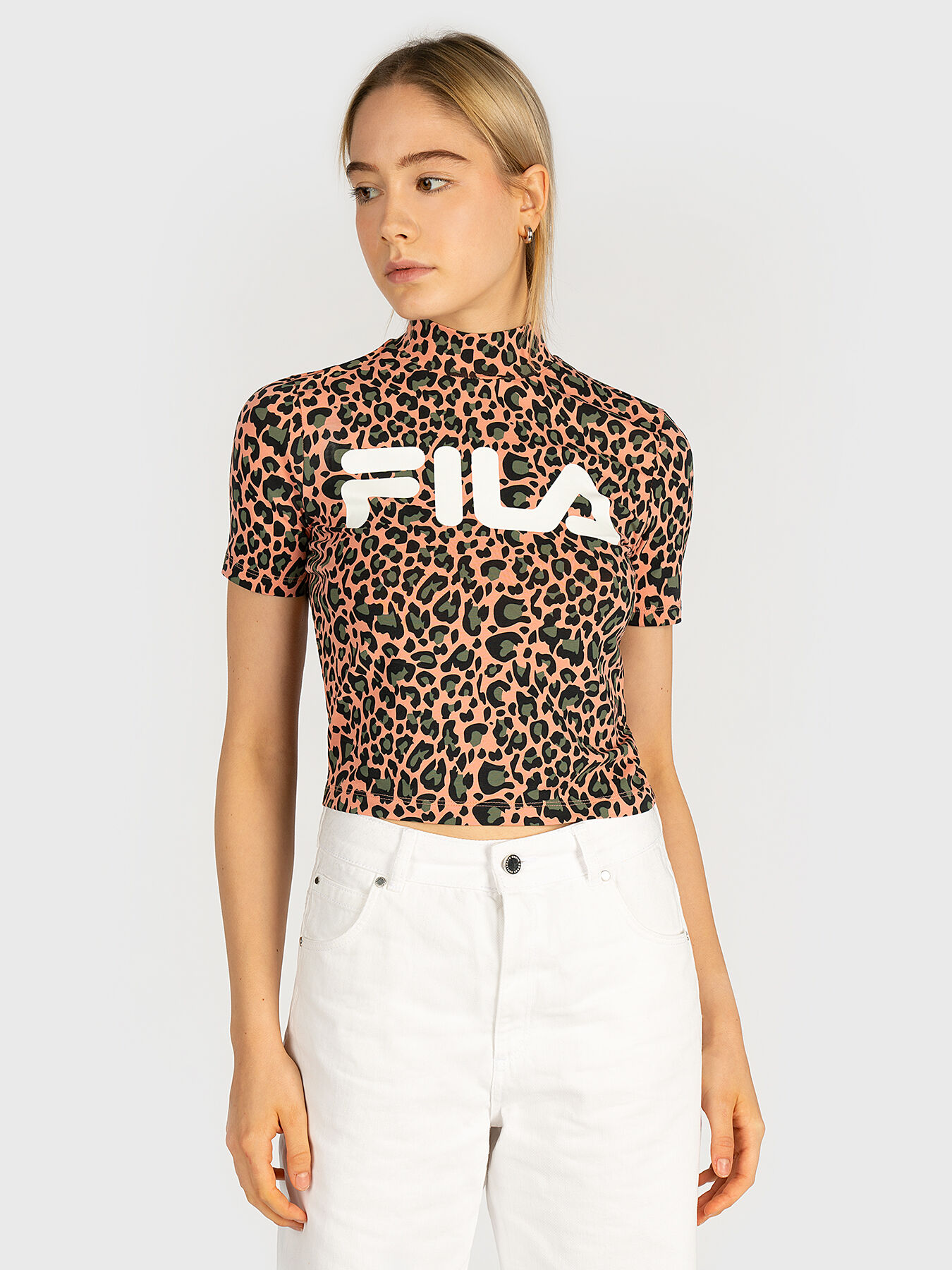 Fila t shirt hotsell leopard