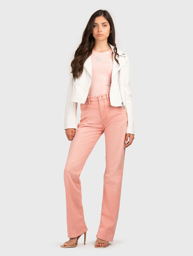 High waist straight jeans - 5