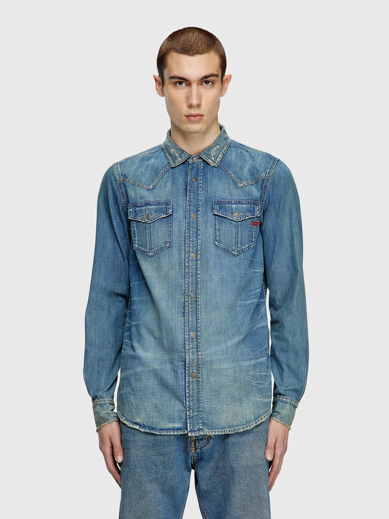 Риза от деним D-VEGA - 1