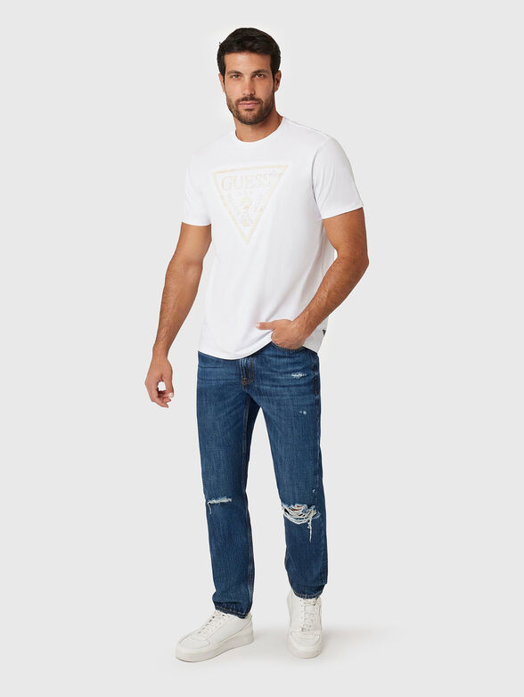 T-shirt with contrast logo print - 2