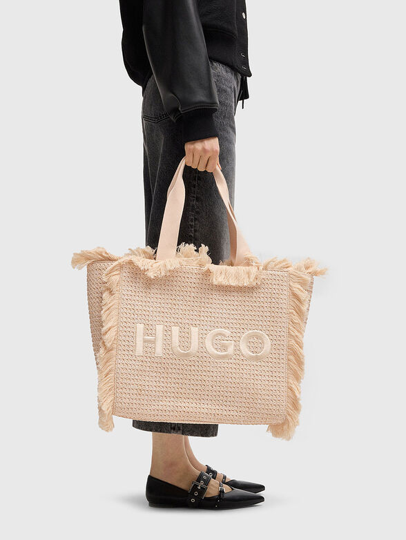 BECKY logo embroidery tote bag - 6