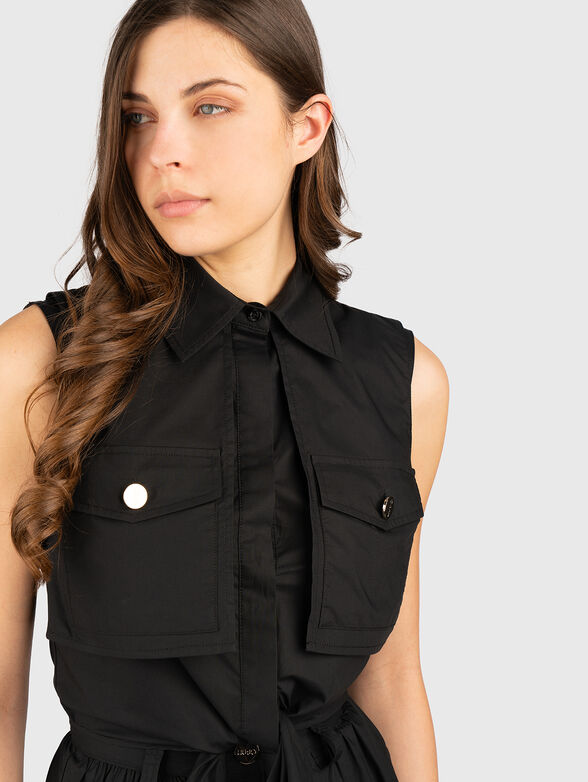 Top with classic collar and buttons - 4