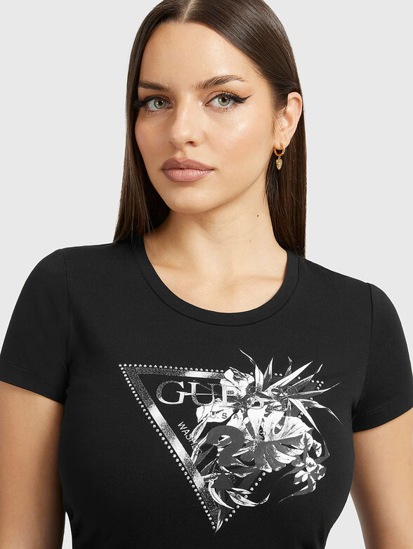 FLOWER T-shirt with print - 4
