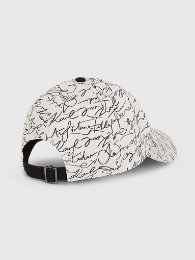 Baseball cap with accent print - 3