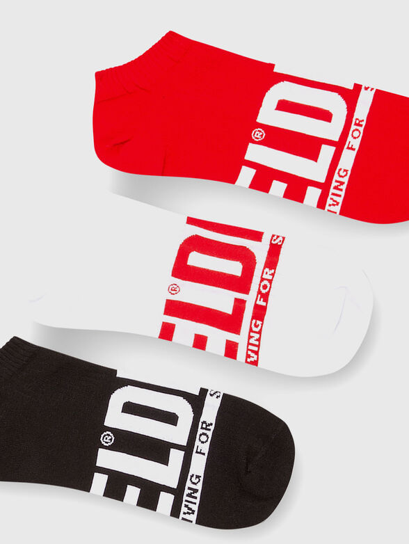 Set of three pairs of socks with logo accent - 2