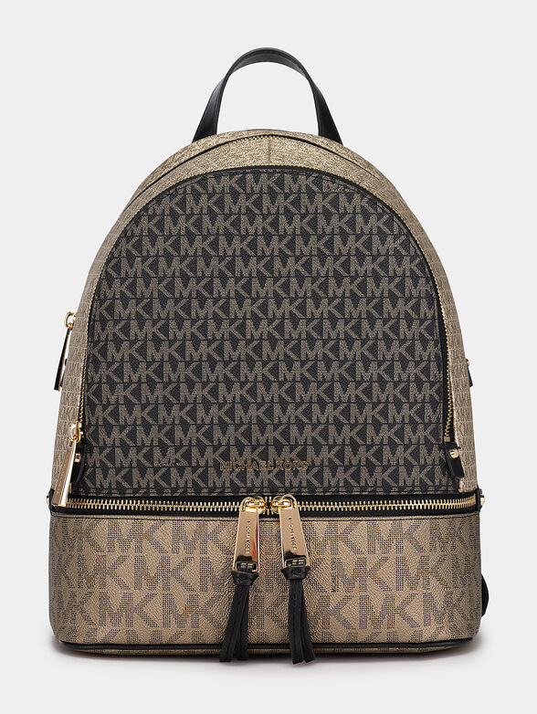 RHEA backpack with monogram logo print - 1