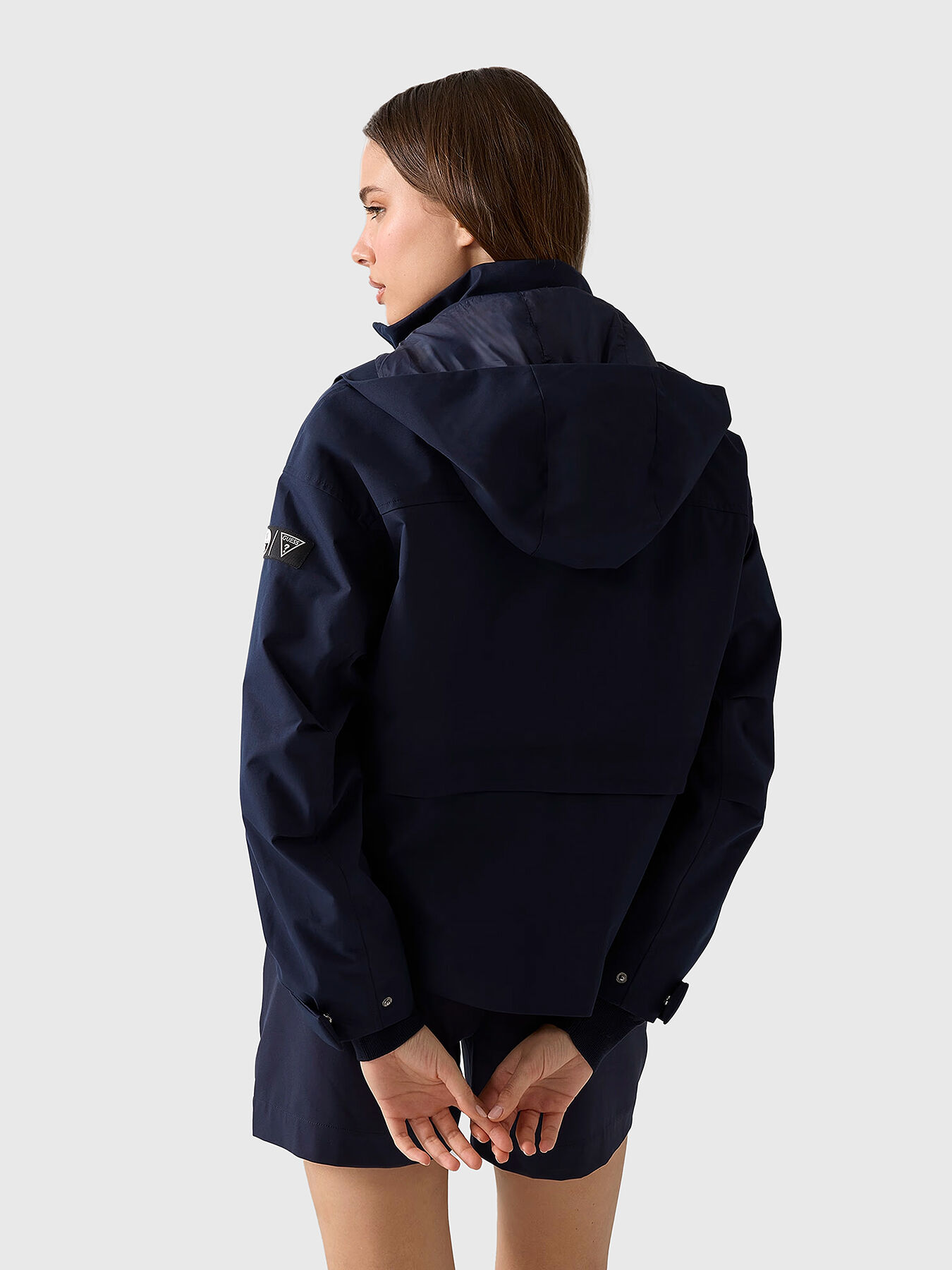 GUESS x NORTH SAILS jacket with detachable hood brand GUESS