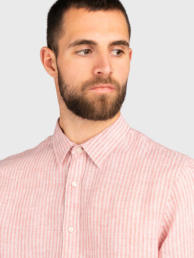 Long sleeve linen shirt - 4