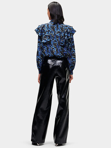 Silk shirt with long sleeve - 3