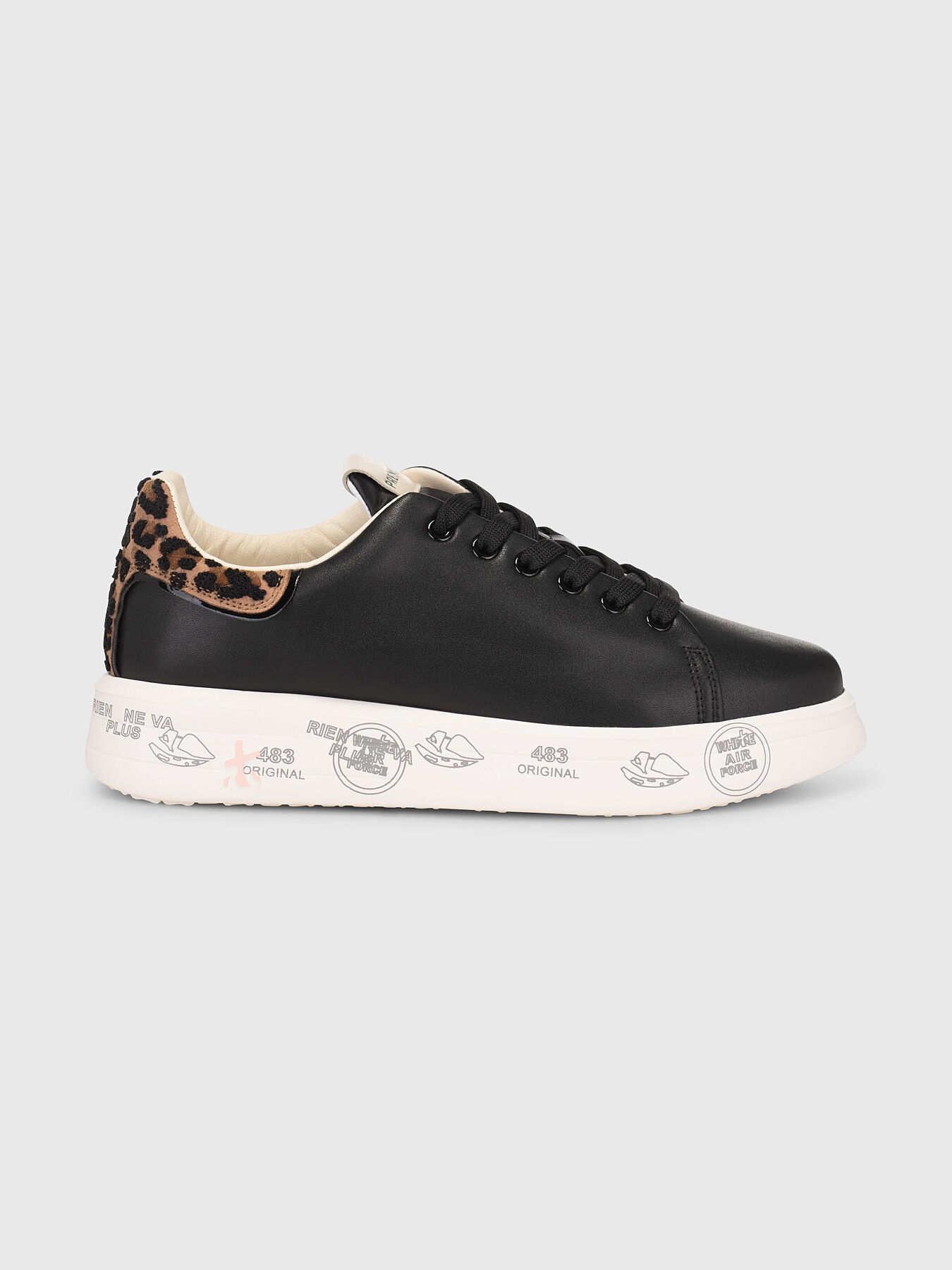 BELLE sports shoes with leopard accent brand Premiata