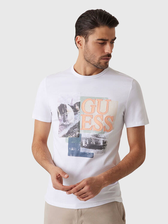 Slim T-shirt with print - 1