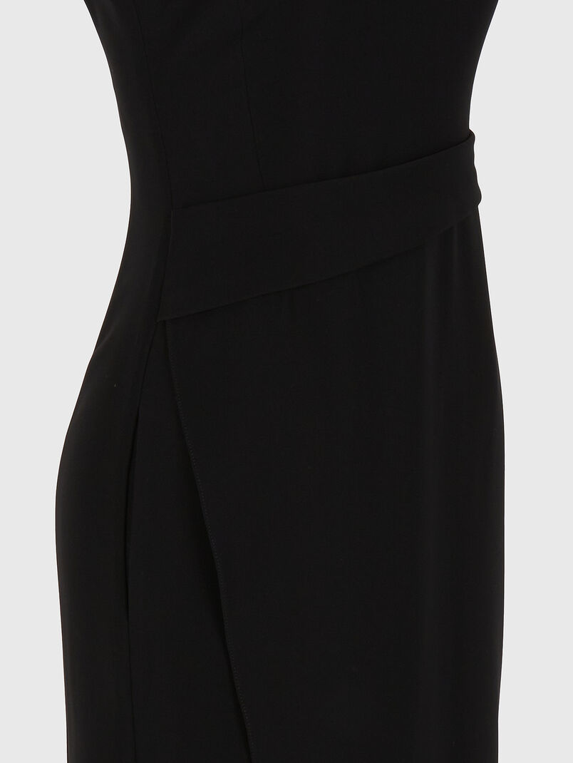 Midi dress with oval neckline - 3