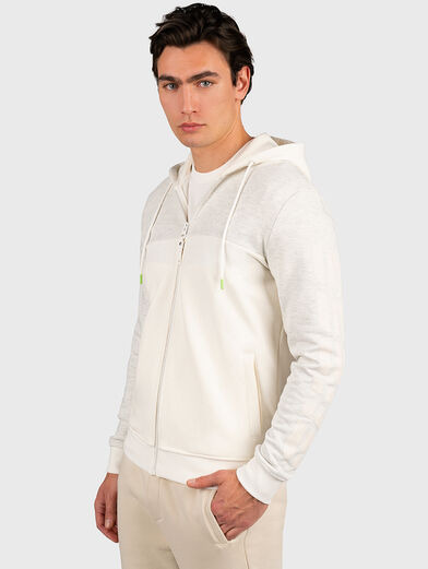DERRICK sweatshirt with hood and zip - 1