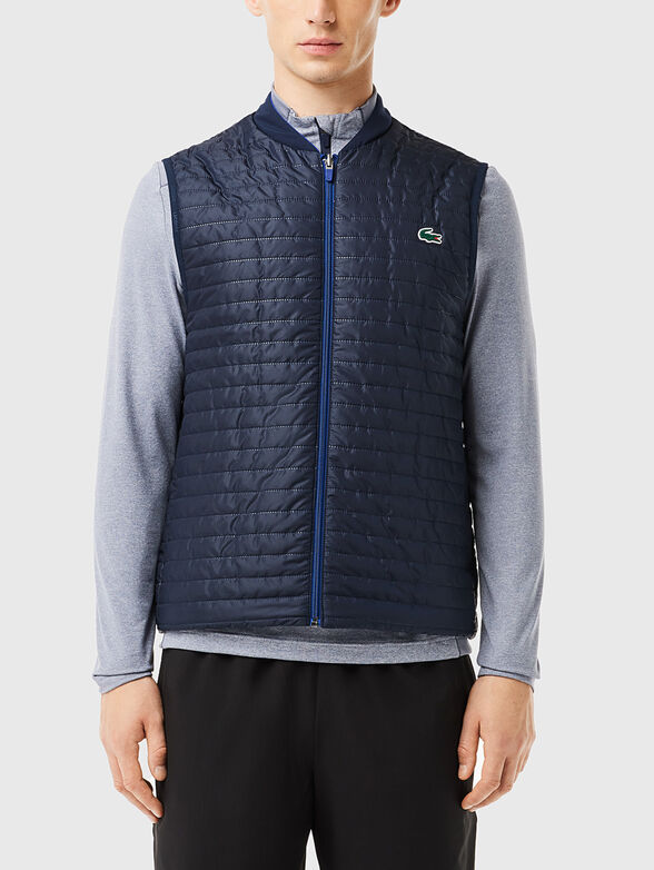 Reversible vest in blue  - 1