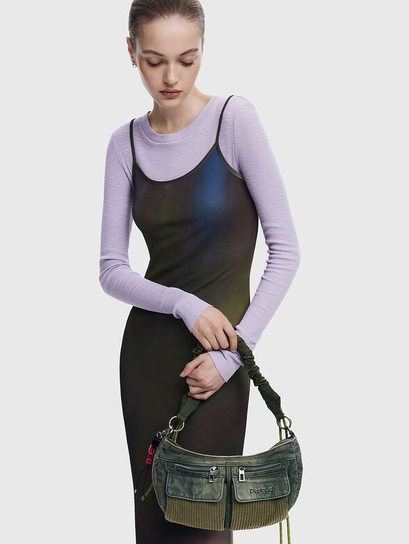 Small denim bag with pockets - 2