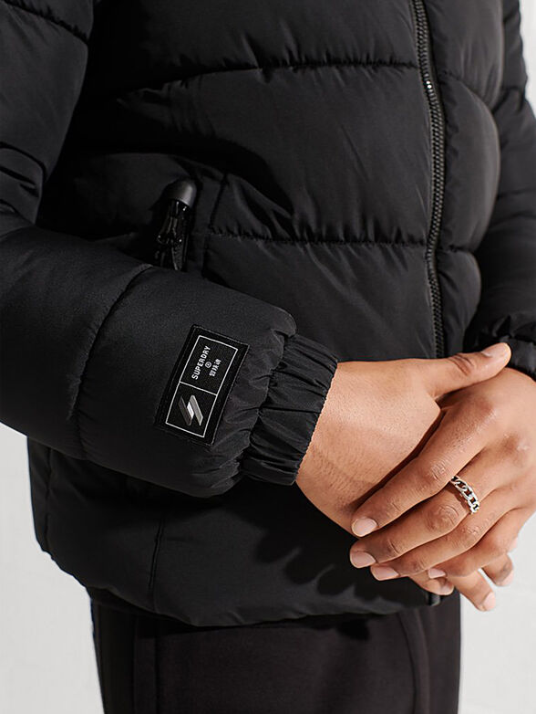 Padded jacket with a hood  - 6