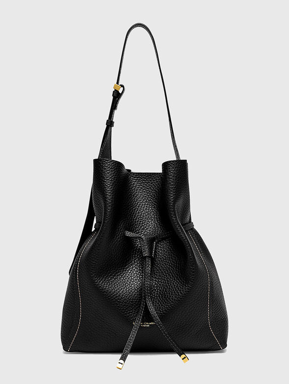 SIENNA leather bag in beige - 1