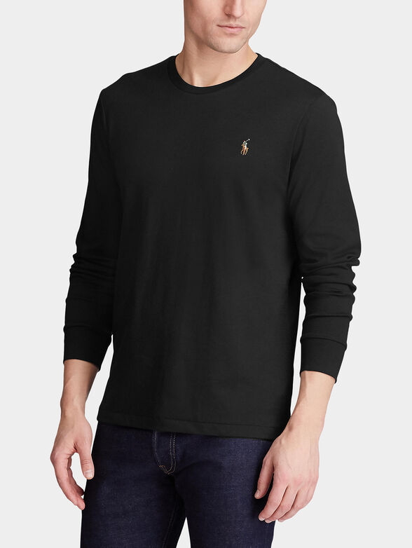 Cotton blouse with Pony logo - 1