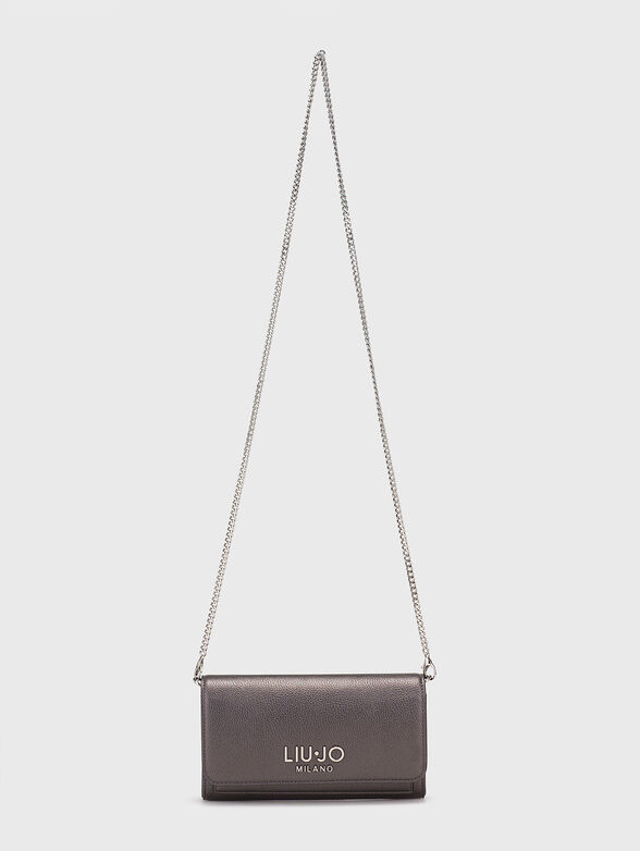 Black wallet with chain strap - 2