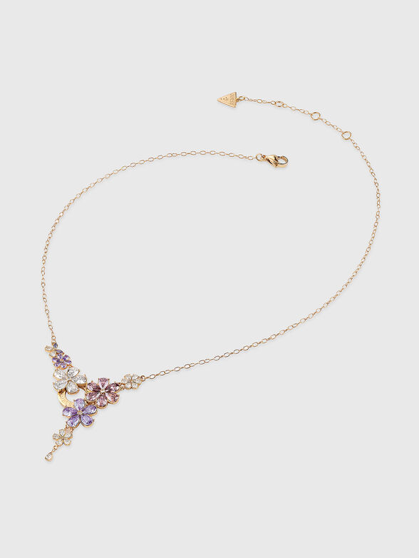 LILY necklace with rhinestones - 1